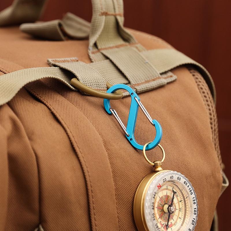 (台灣現貨)登山扣 登山掛勾 S掛勾 鋁合金掛勾 扣環-細節圖9