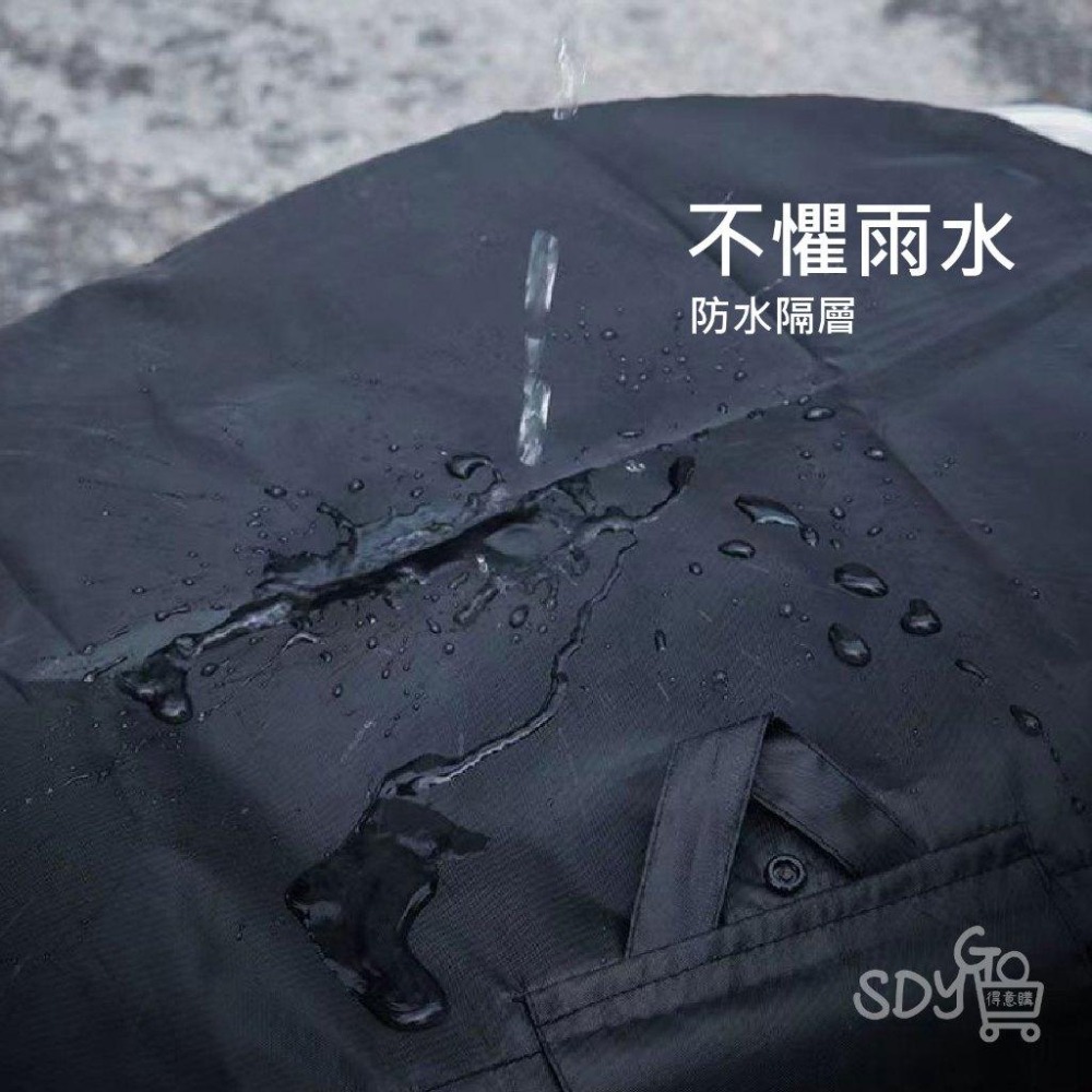 【台灣現貨 免運】安全帽防水袋 大容量 鈕扣設計 防水隔層 手提  通用加大 安全帽袋 安全帽套 安全帽雨衣 防水袋-細節圖3