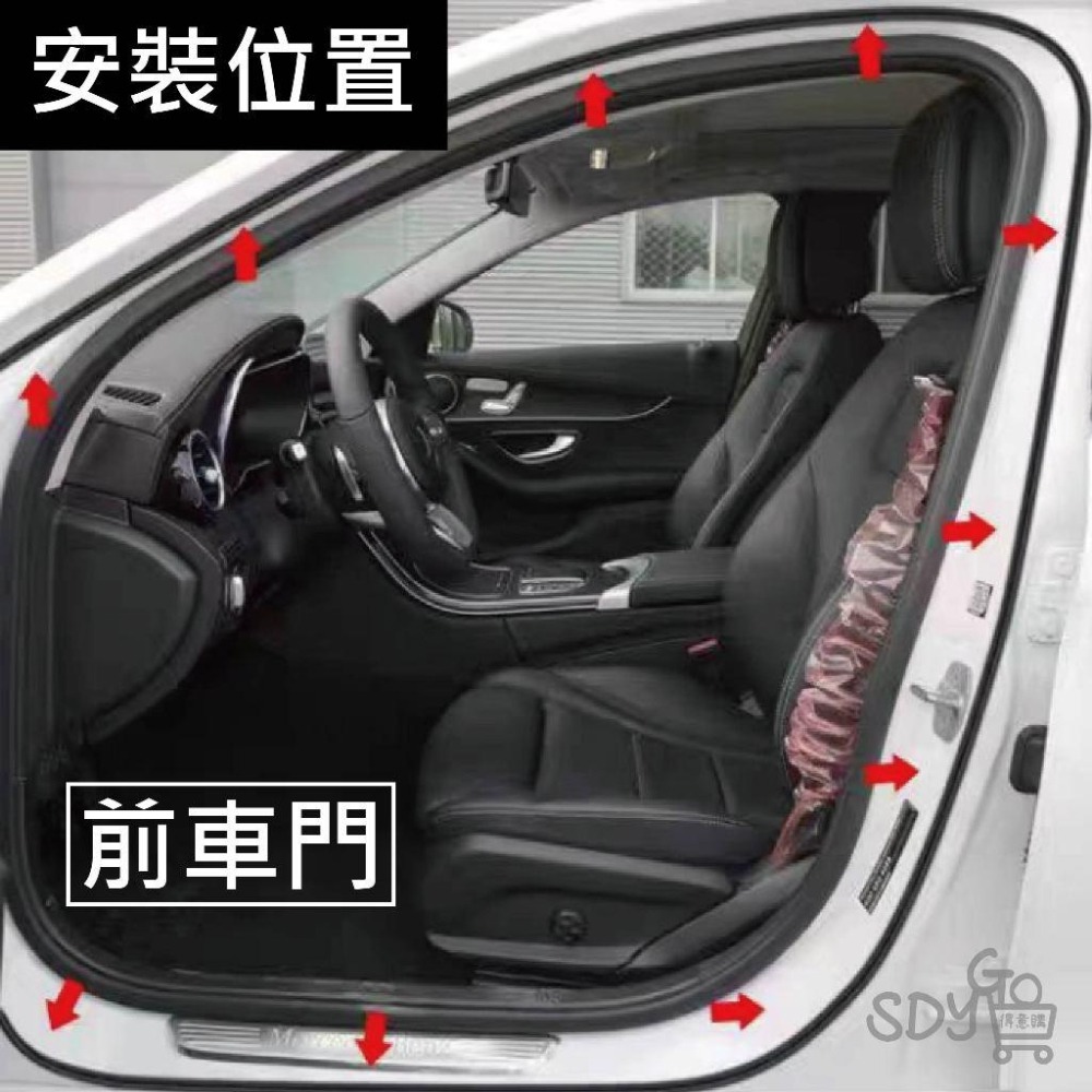 【台灣現貨 快速發貨】雙B型隔音條 5米/包 雙層五孔加厚 車用隔音條 密封條 車用隔音膠條 防水條 防噪音裝飾條 車門-細節圖5