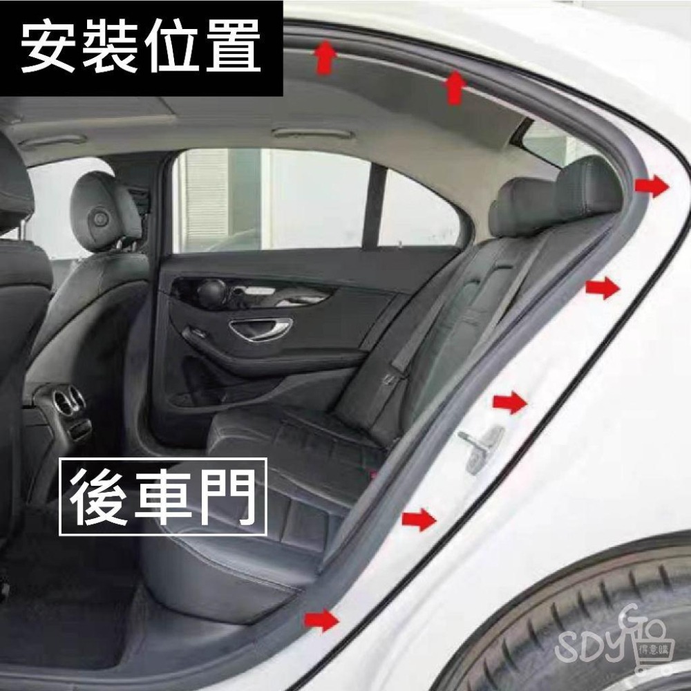 【台灣現貨 快速發貨】雙B型隔音條 5米/包 雙層五孔加厚 車用隔音條 密封條 車用隔音膠條 防水條 防噪音裝飾條 車門-細節圖6