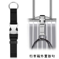 【台灣現貨 免運】行李箱掛勾 金屬掛勾 背包外置掛勾 行李掛扣 多功能扣環