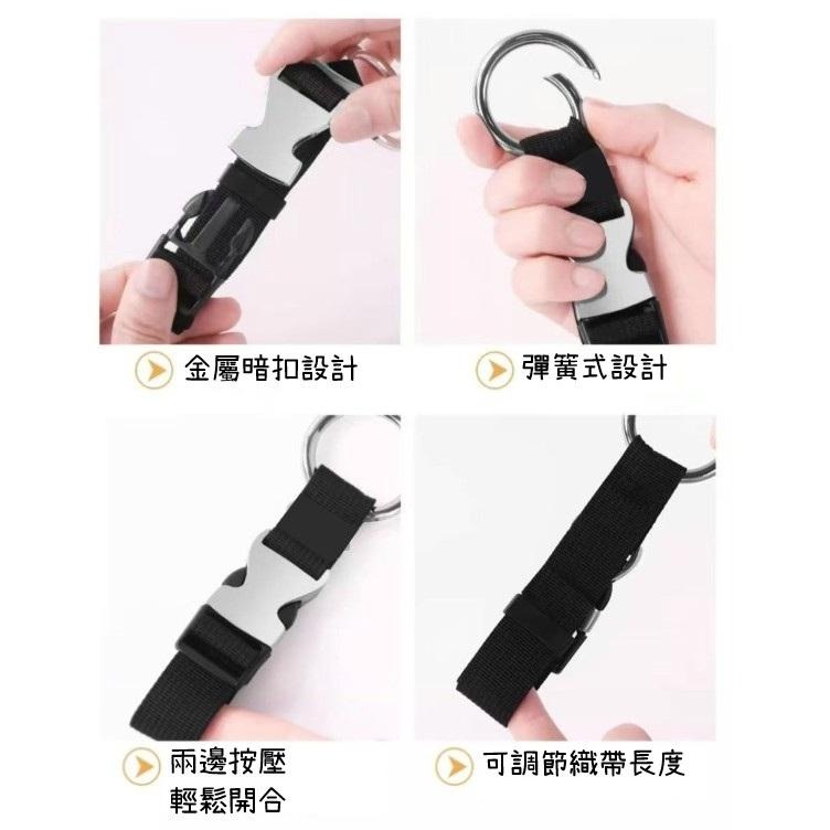 【台灣現貨 免運】行李箱掛勾 金屬掛勾 背包外置掛勾 行李掛扣 多功能扣環-細節圖7