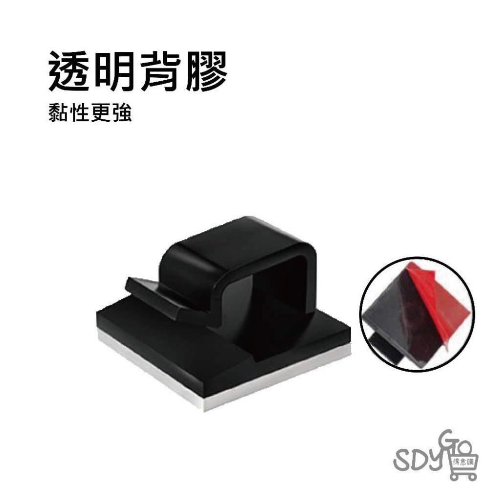 【台灣現貨 快速發貨】固線器 整線夾 線材整理 黏貼式 佈線扣 電線固定夾 固定座 佈線扣 束線扣 電線固定座 監控-細節圖2