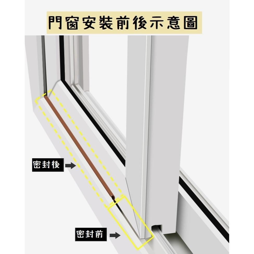 【台灣現貨 免運】D型隔音條 門窗密封條 隔音條 密封條 防撞條 10米-細節圖2