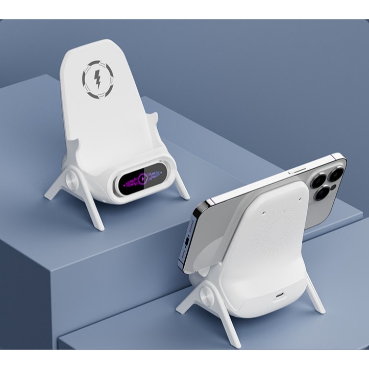 磁吸無線充手機支架 台中出貨 小椅子手機架 物理擴音-規格圖8