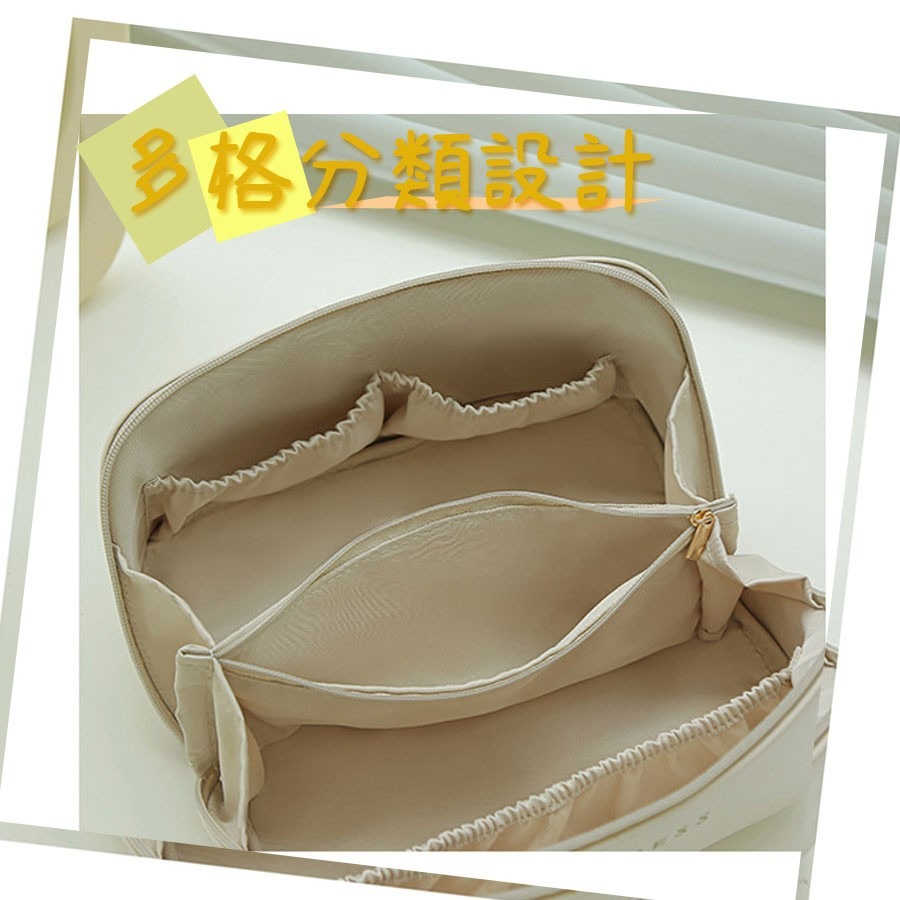 台灣現貨 化妝包 大容量化妝包 旅行包 盥洗包 大開口化妝包-細節圖5