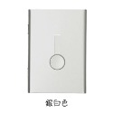 台灣現貨 名片夾 名片盒 金屬名片夾 手推式名片夾 商務名片夾 手推式名片盒-規格圖10