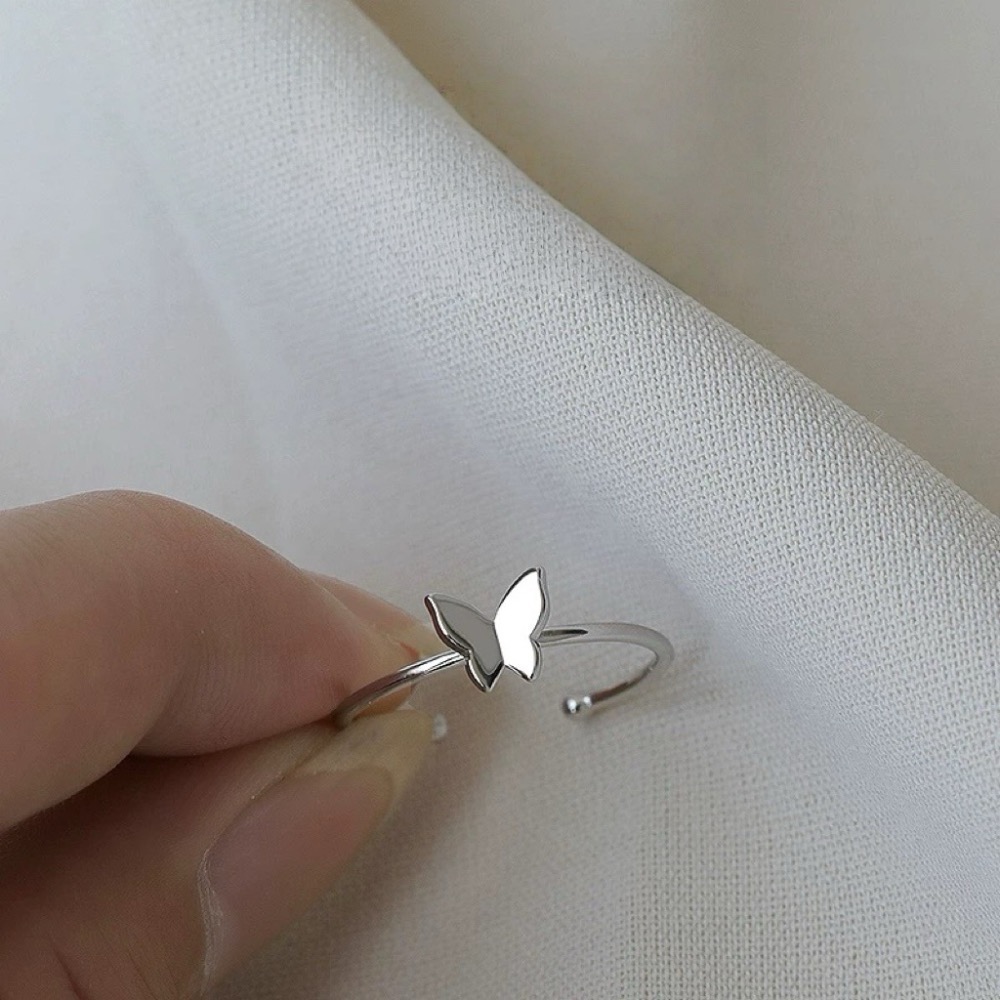 Like.acc❤️現貨 925純銀蝴蝶🦋戒指P170-細節圖3