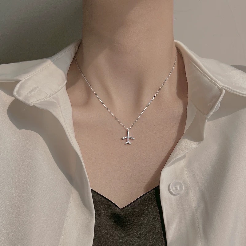 Like.acc❤️ 現貨925純銀飛機✈️項鏈 鎖骨鍊P513-細節圖2