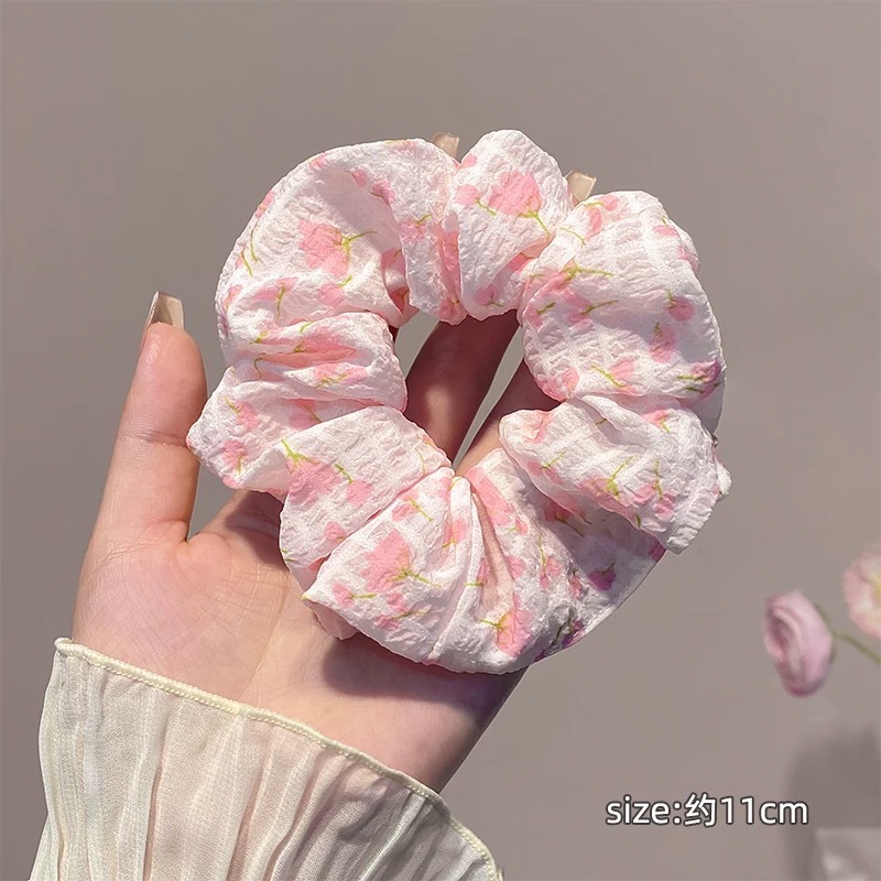 Like.acc 現貨 甜美鬱金香大腸髮圈H195-細節圖2