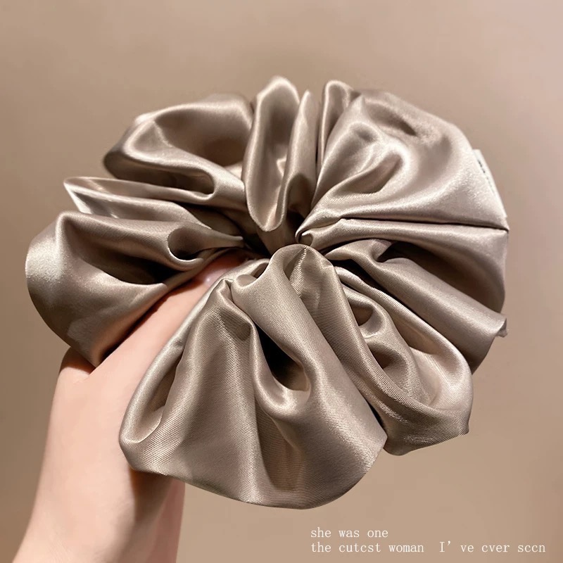 Like.acc 現貨 很好摸 法式緞面大腸髮圈H329-規格圖2