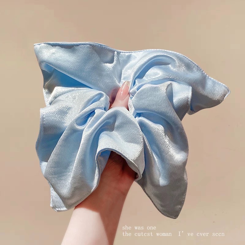 Like.acc 現貨 冰淇淋緞面方巾髮圈H342-規格圖6