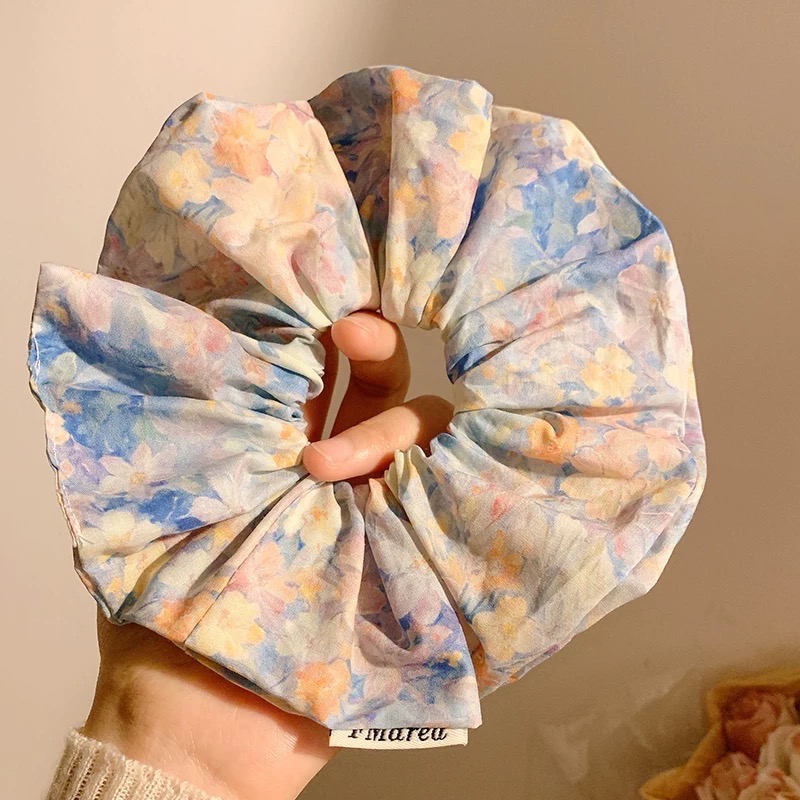 Like.acc 現貨 彩色碎花大腸髮圈H513-細節圖2