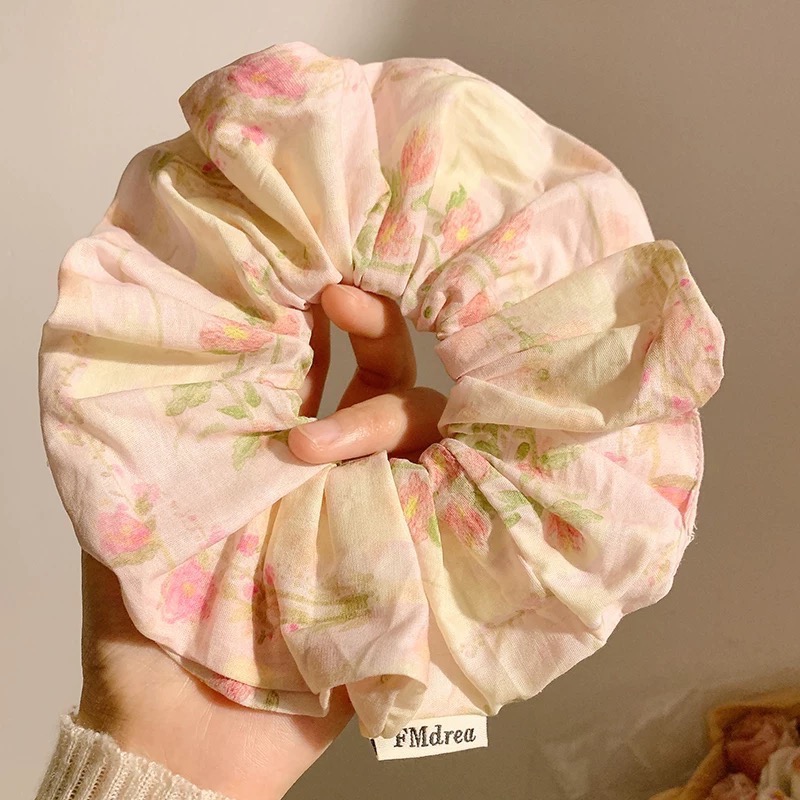 Like.acc 現貨 彩色碎花大腸髮圈H513-細節圖3