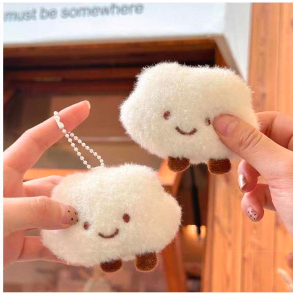 Like.acc 現貨 雲朵吱吱叫吊飾 掛件D574-細節圖2