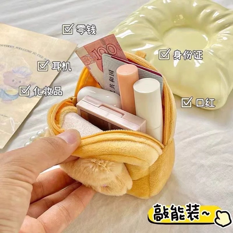 Like.acc 現貨 可愛小熊珍珠零錢包B630-細節圖3