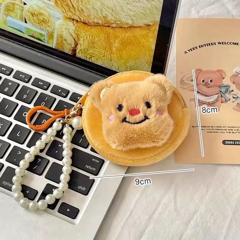 Like.acc 現貨 可愛小熊珍珠零錢包B630-規格圖3