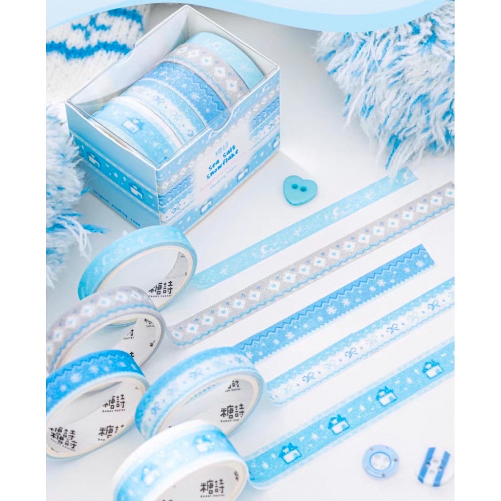 Like.acc 現貨 漫遊費爾島閃砂和紙膠帶W671-細節圖3