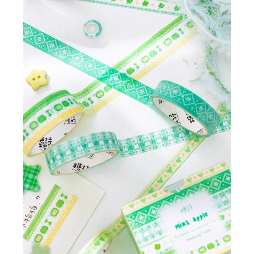 Like.acc 現貨 漫遊費爾島閃砂和紙膠帶W671-細節圖4