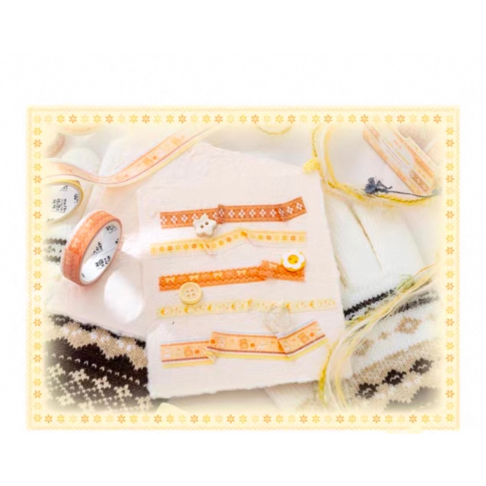 Like.acc 現貨 漫遊費爾島閃砂和紙膠帶W671-細節圖5