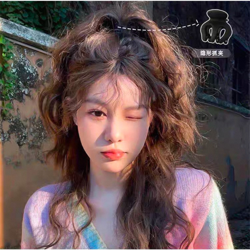 Like.acc 現貨 南瓜高馬尾抓夾髮夾H844-細節圖3