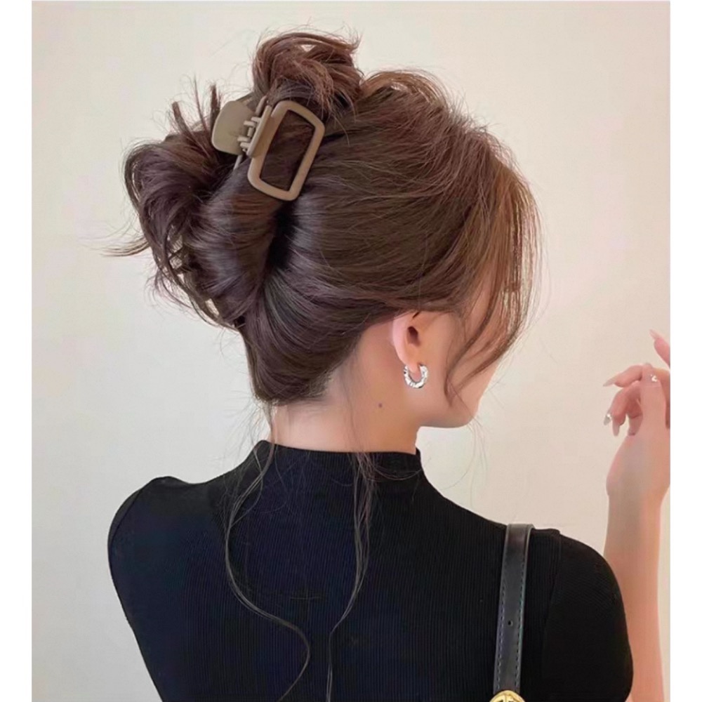 Like.acc。現貨 鏤空方形抓夾 鯊魚夾 盤髮神器H853-細節圖3