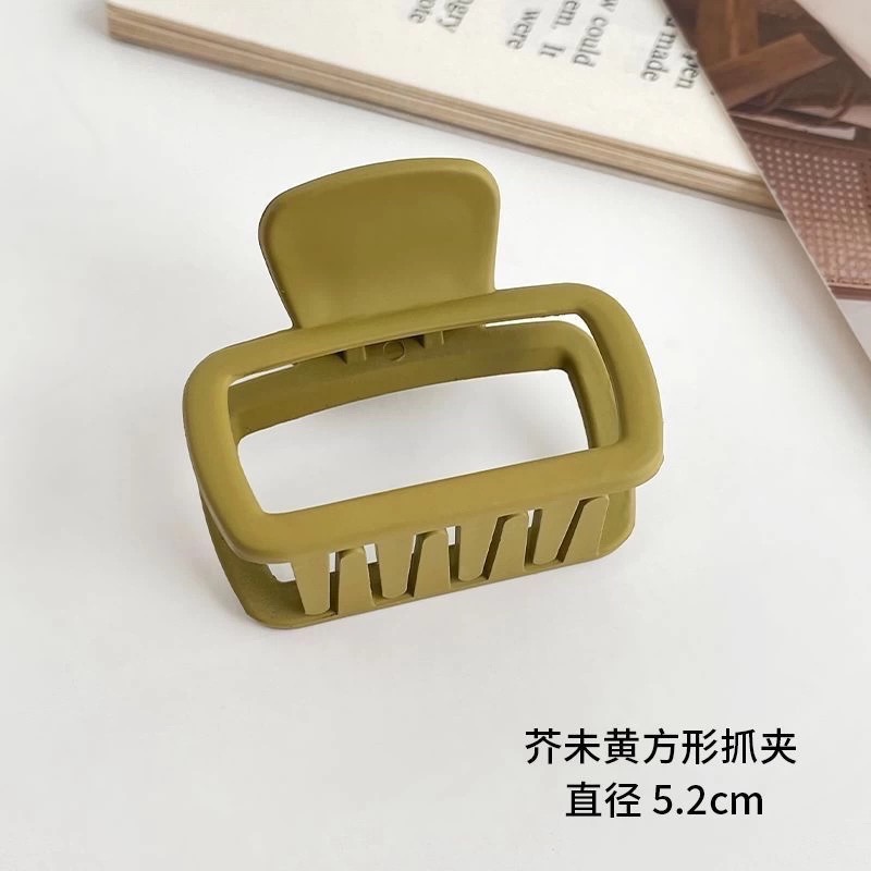 Like.acc。現貨 鏤空方形抓夾 鯊魚夾 盤髮神器H853-規格圖4