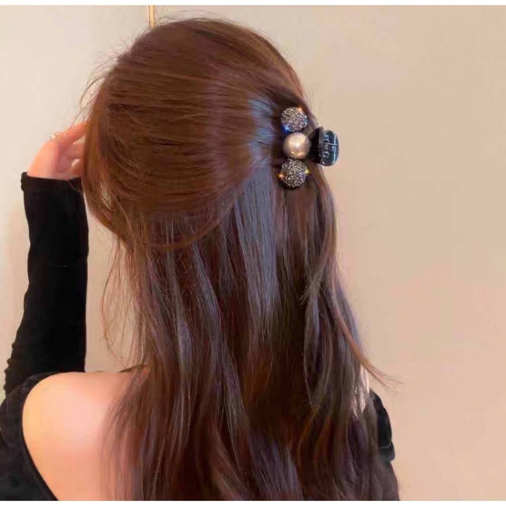 Like.acc 現貨 閃鑽高馬尾鯊魚夾側邊夾1個H572-細節圖2