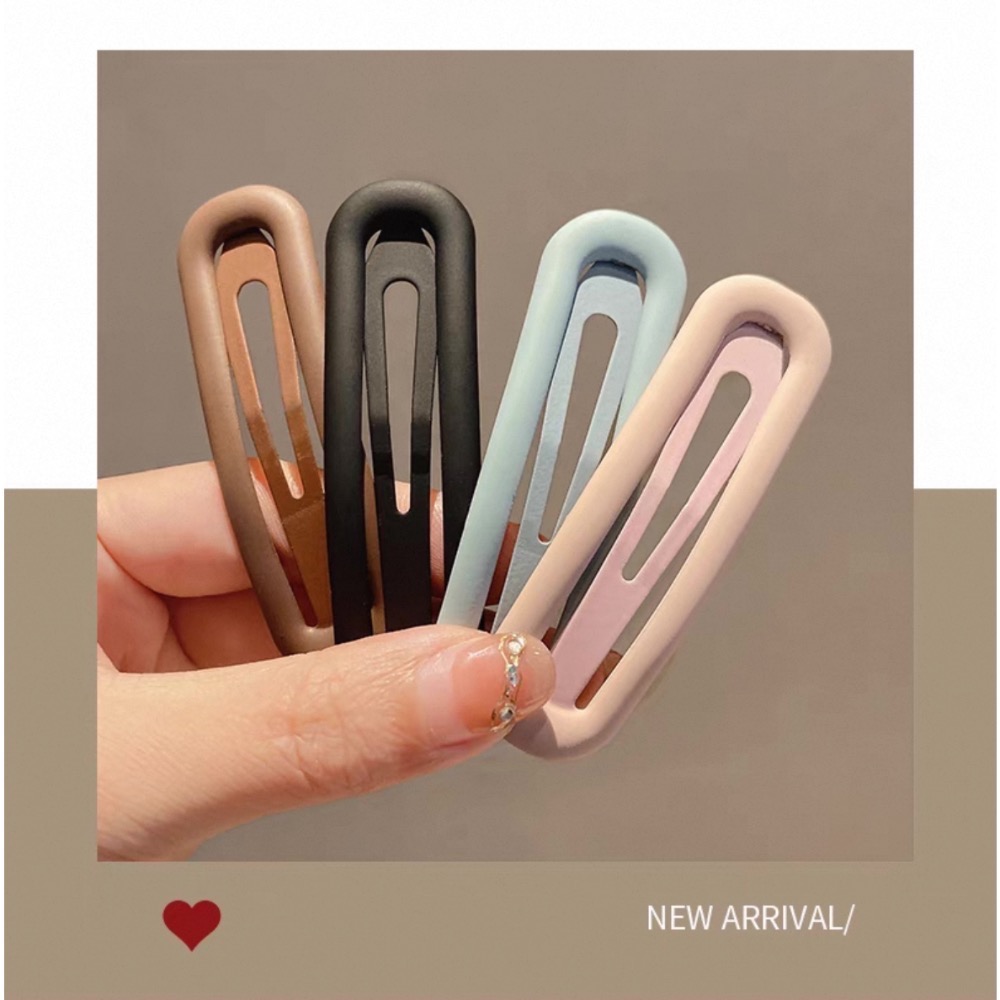 Like.acc 現貨 磨砂無痕瀏海髮夾/1組2個H588-細節圖3