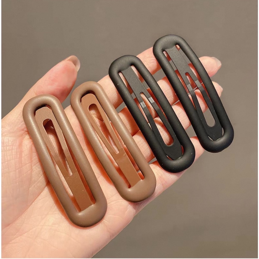 Like.acc 現貨 磨砂無痕瀏海髮夾/1組2個H588-細節圖4