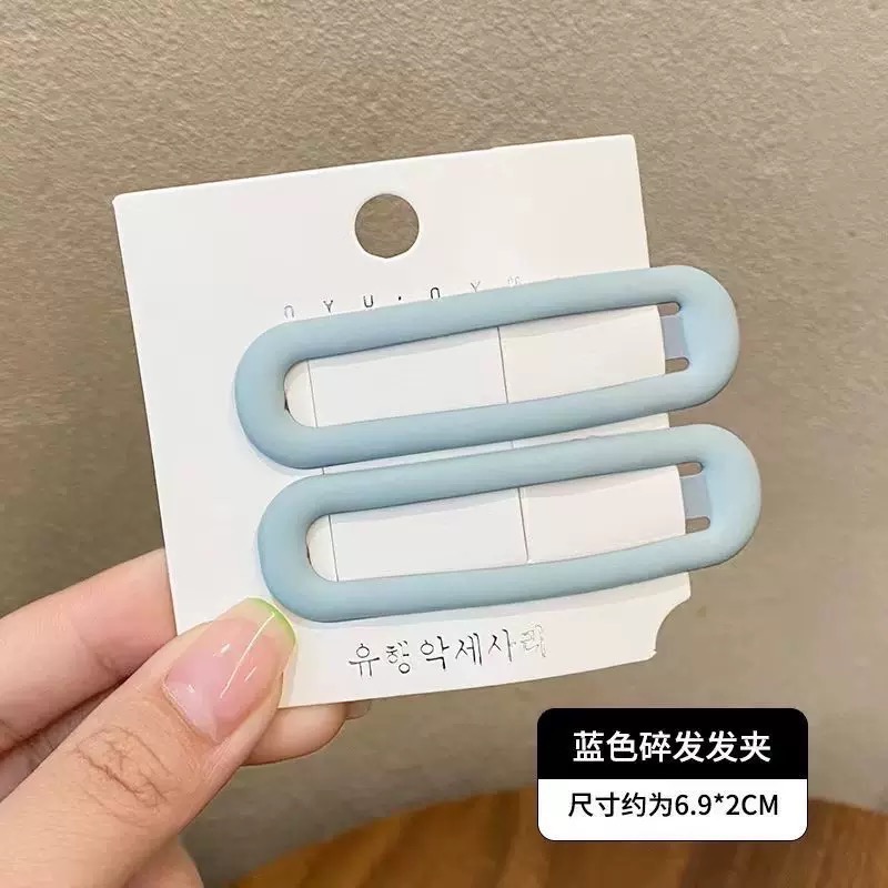 Like.acc 現貨 磨砂無痕瀏海髮夾/1組2個H588-規格圖4