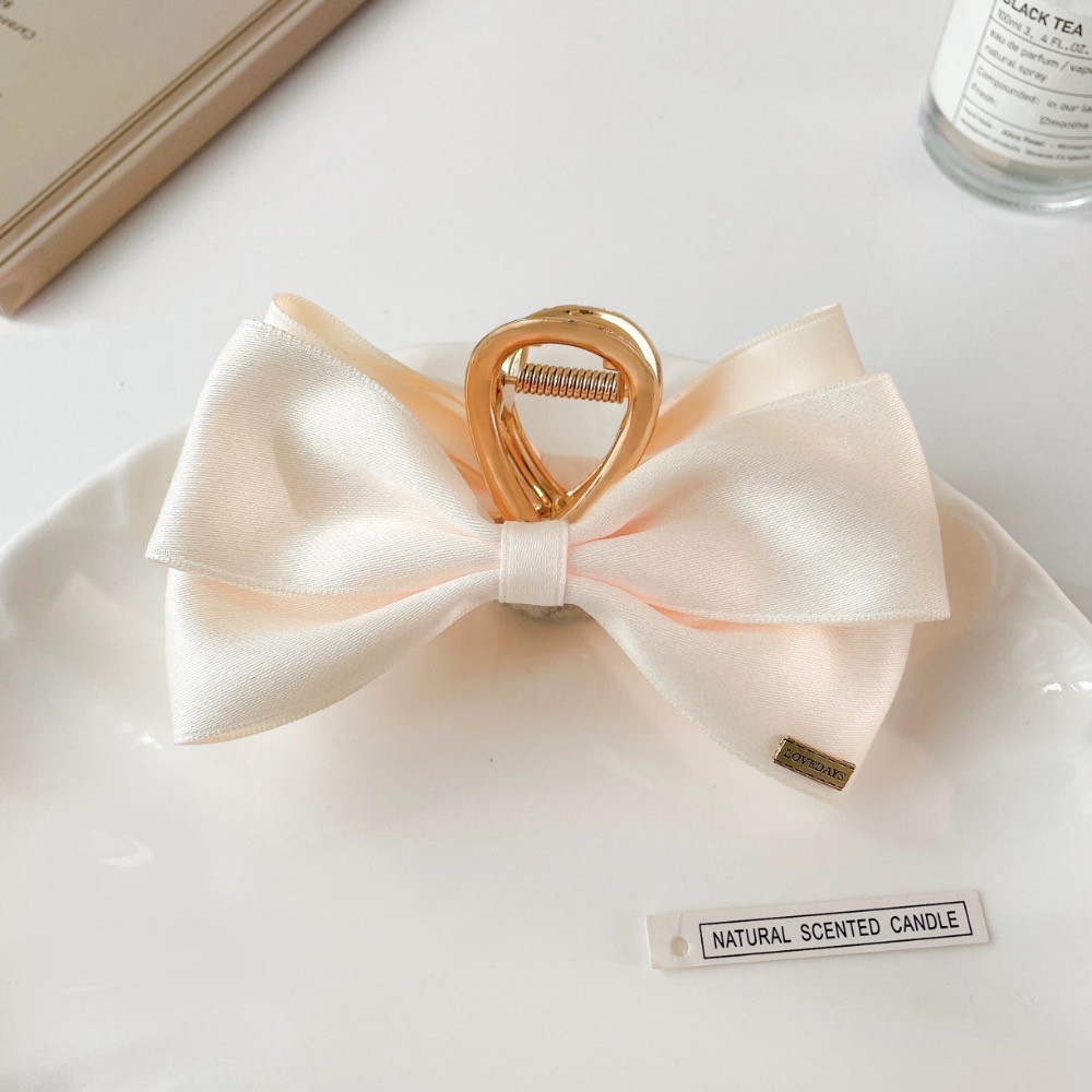 Like.acc 現貨 韓系高級感蝴蝶結🎀抓夾 鯊魚夾H593-細節圖3