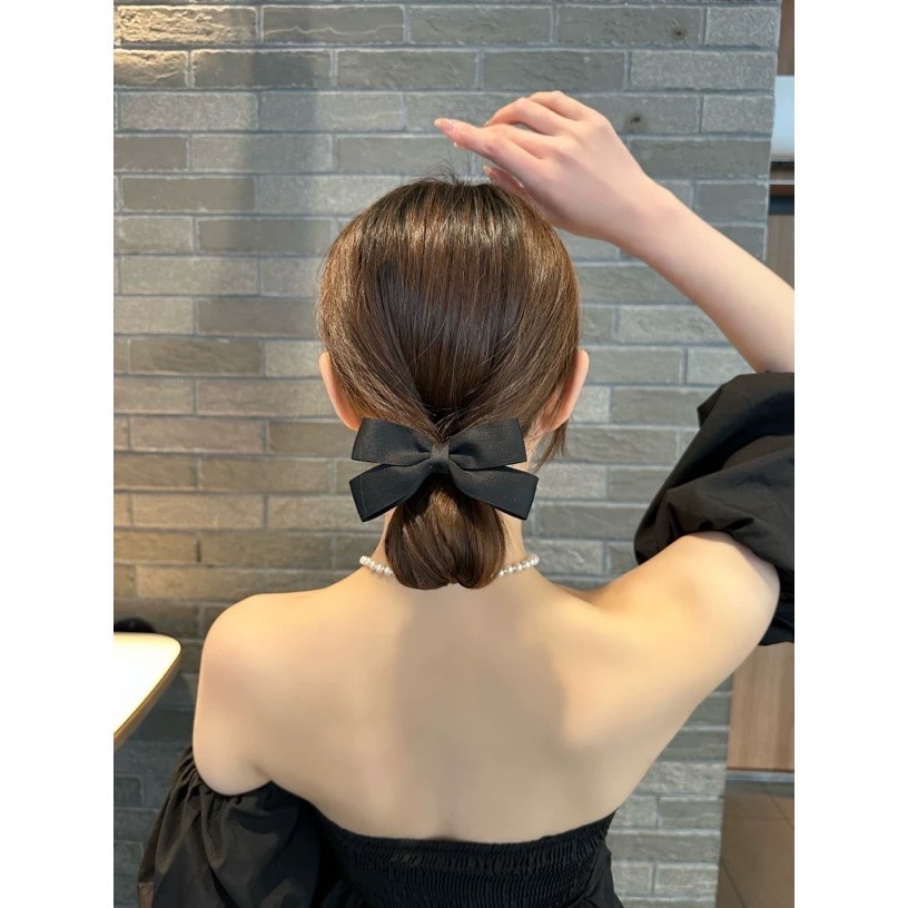 Like.acc 現貨 在逃公主蝴蝶結大腸髮圈H693-細節圖2