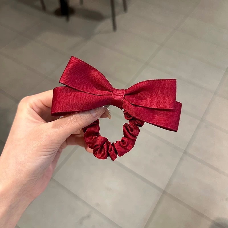 Like.acc 現貨 在逃公主蝴蝶結大腸髮圈H693-規格圖2