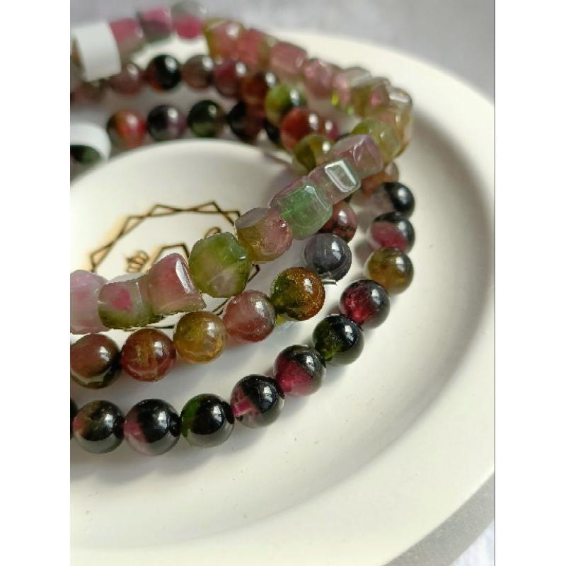 👑Rc慢漫石光💫天然水晶，西瓜碧璽 雙色-細節圖3