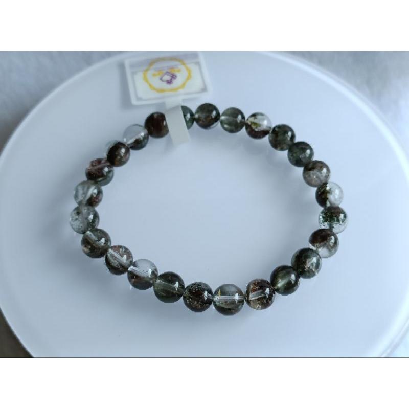 👑Rc慢漫石光💫天然水晶，老礦綠幽靈，深綠幽靈-細節圖3