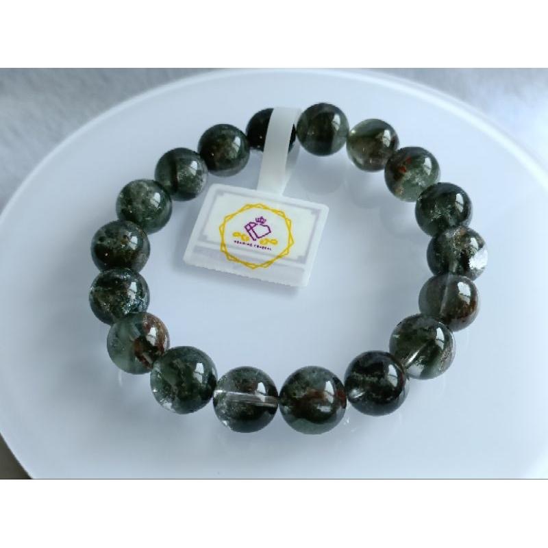 👑Rc慢漫石光💫天然水晶，老礦綠幽靈，深綠幽靈-細節圖4