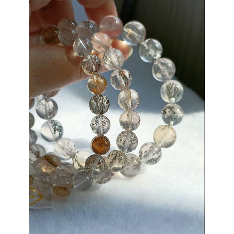 👑Rc慢漫石光💫天然水晶，畢業精品級 小樹膠花，發財樹，膠花水晶-細節圖6