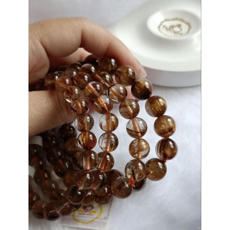 👑Rc慢漫石光💫天然水晶，咖啡鈦晶-細節圖3