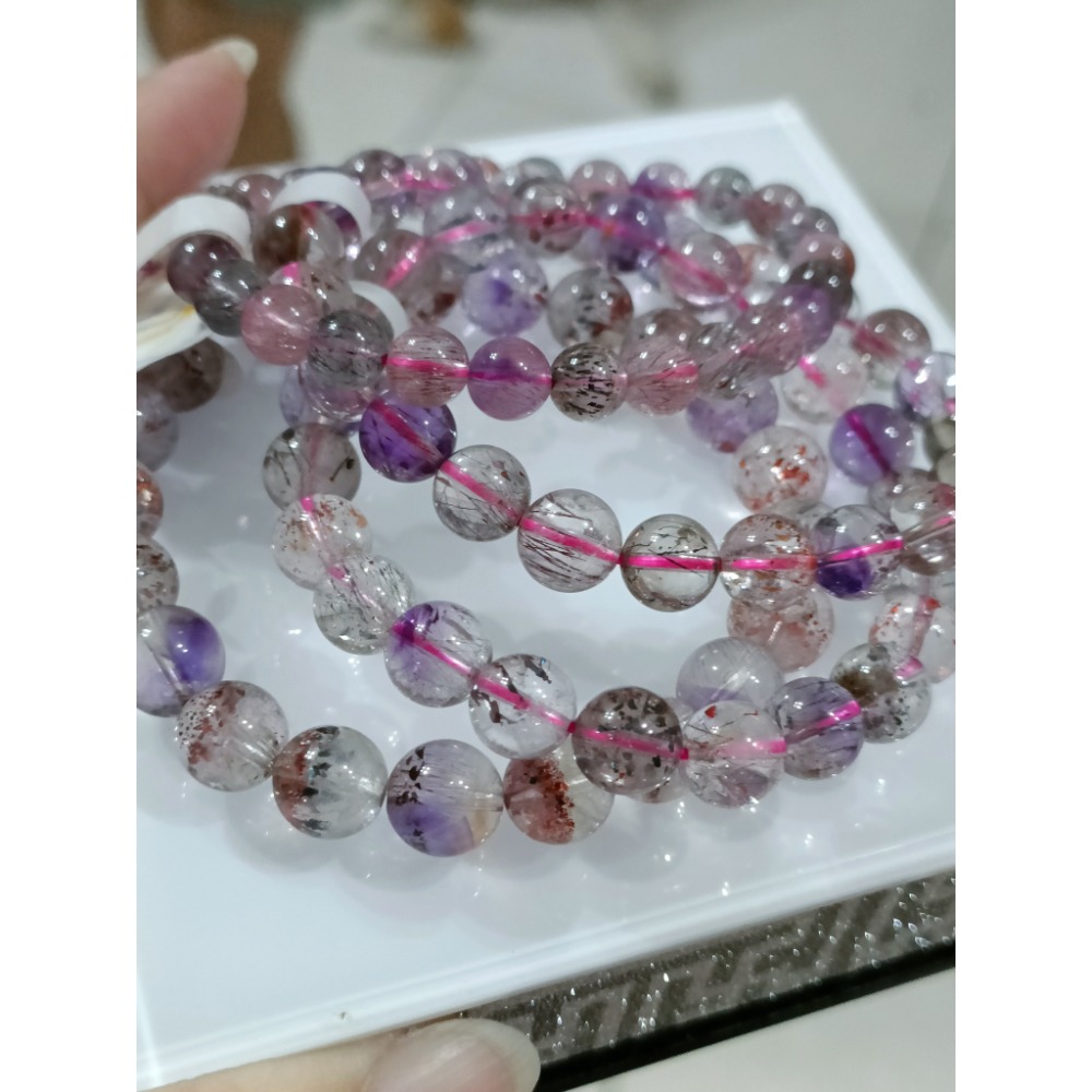 👑Rc慢漫石光💫天然水晶，放大水晶能量，精品 超七 水晶-細節圖5