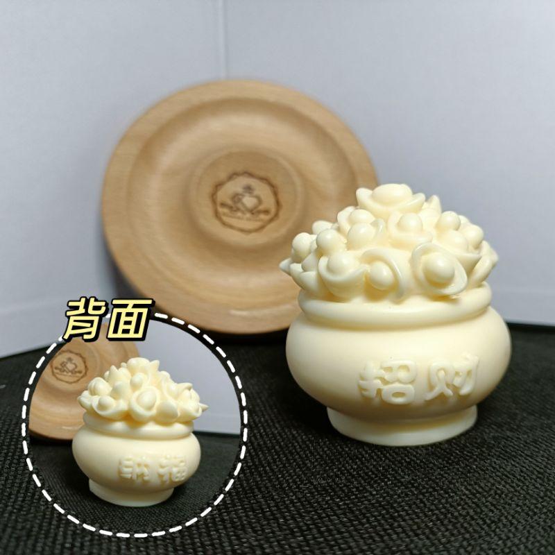 👑Rc慢漫石光💫象牙果 雕刻 觀音 蓮花座 寶寶佛 媽祖 翅膀 聚寶盆 擺件-細節圖8