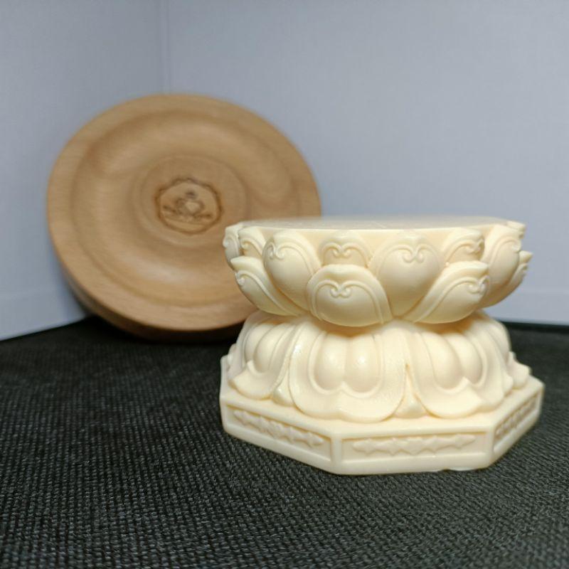 👑Rc慢漫石光💫象牙果 雕刻 觀音 蓮花座 寶寶佛 媽祖 翅膀 聚寶盆 擺件-細節圖9