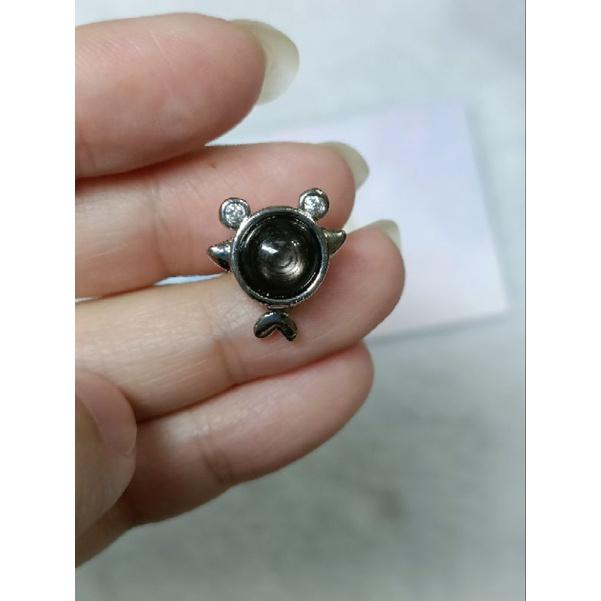 Rc慢漫石光💫金運石錦鯉款橫通半銀吊飾，配飾-細節圖2