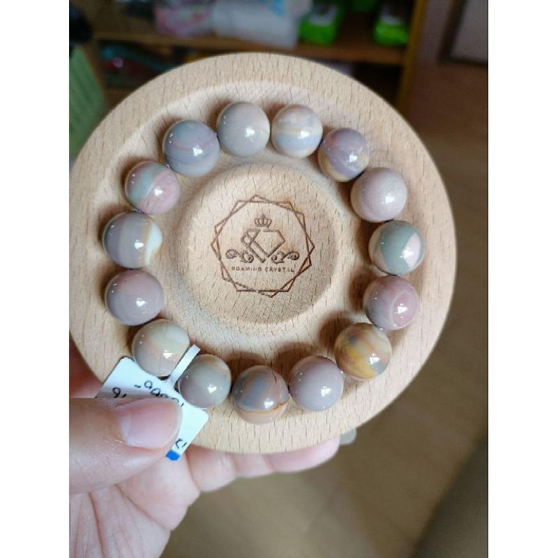 @Rc慢漫石光💫*HJ16W幻彩 焦糖 阿拉善 畢業款 紫幻彩虹 手串-細節圖5