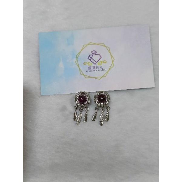 Rc慢漫石光💫石榴石水晶半銀通孔件，補夢網-細節圖2