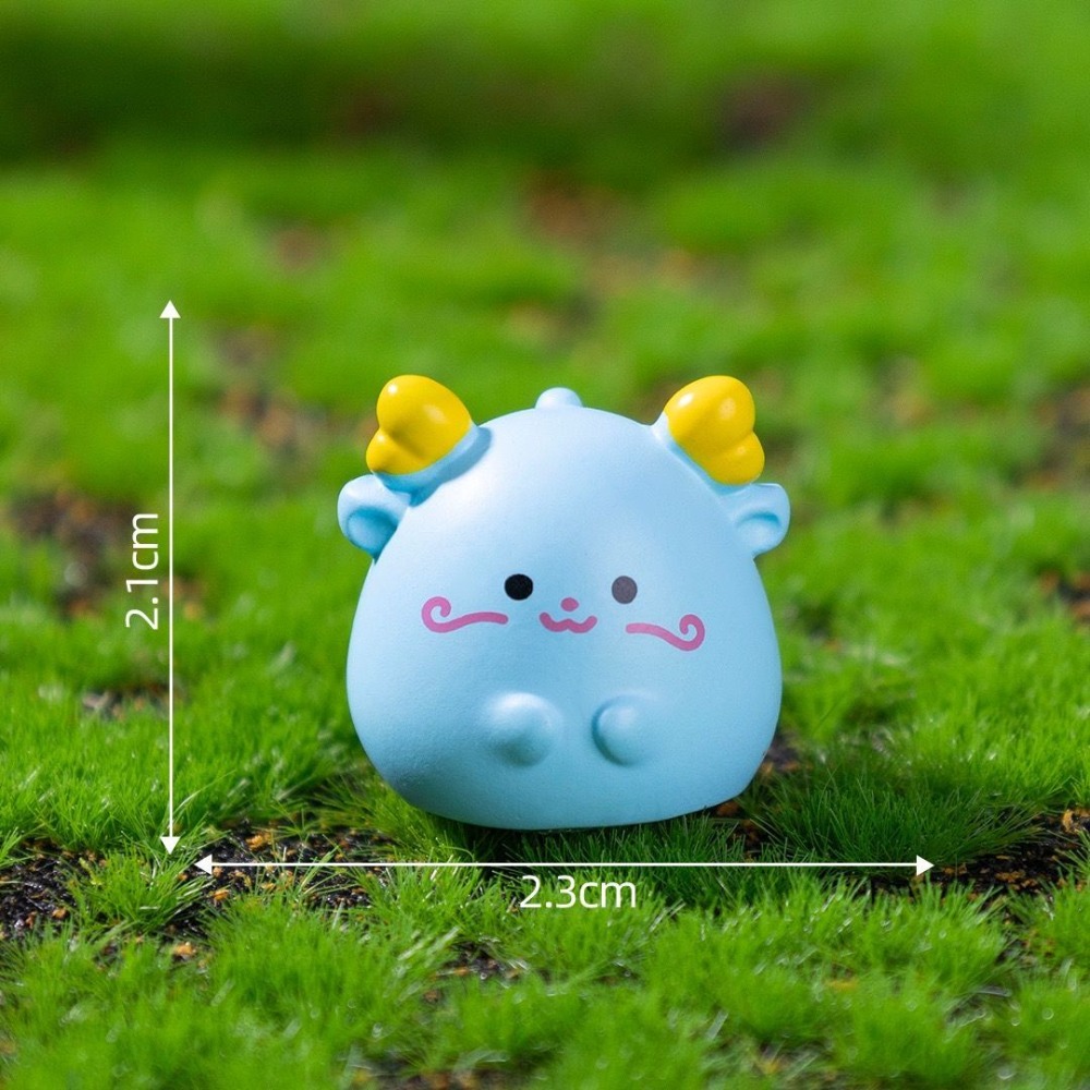 微景觀創意十二生肖萌粒公仔娃屋DIY車載桌面裝飾品送小朋友禮物-規格圖1