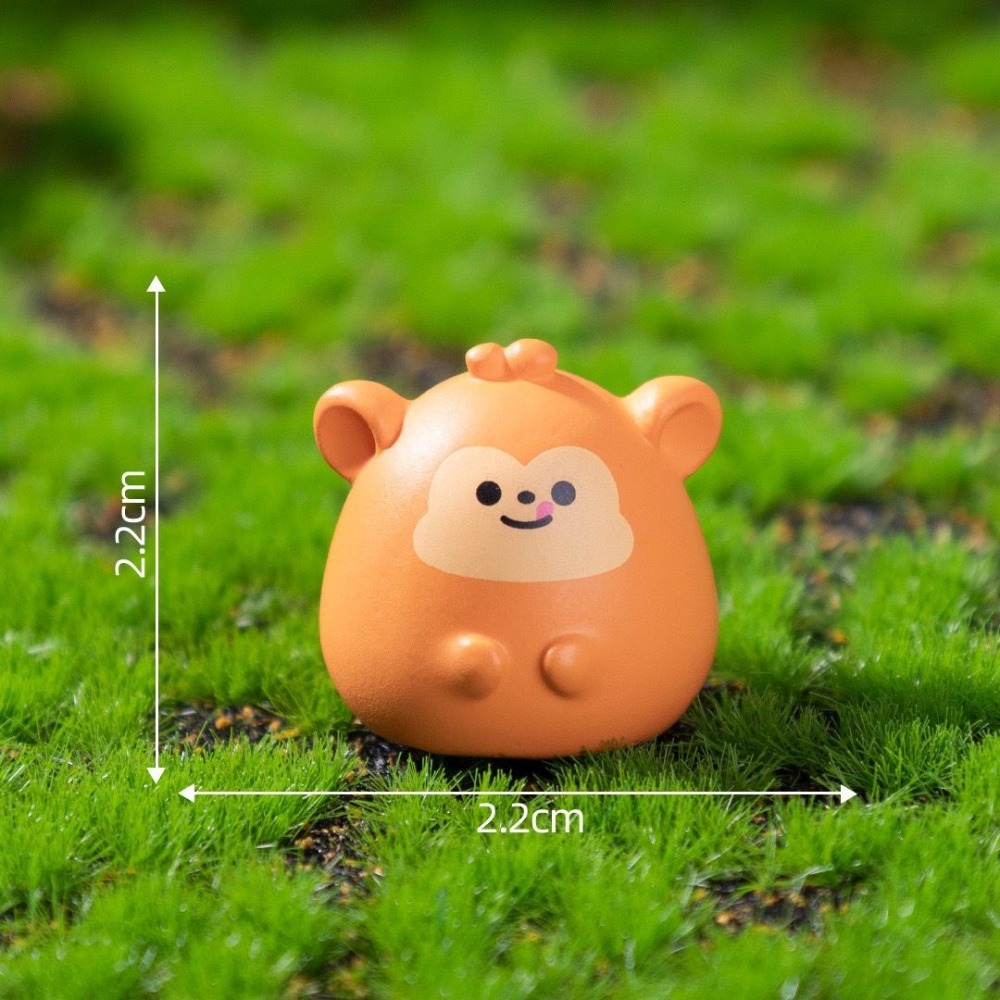 微景觀創意十二生肖萌粒公仔娃屋DIY車載桌面裝飾品送小朋友禮物-規格圖1