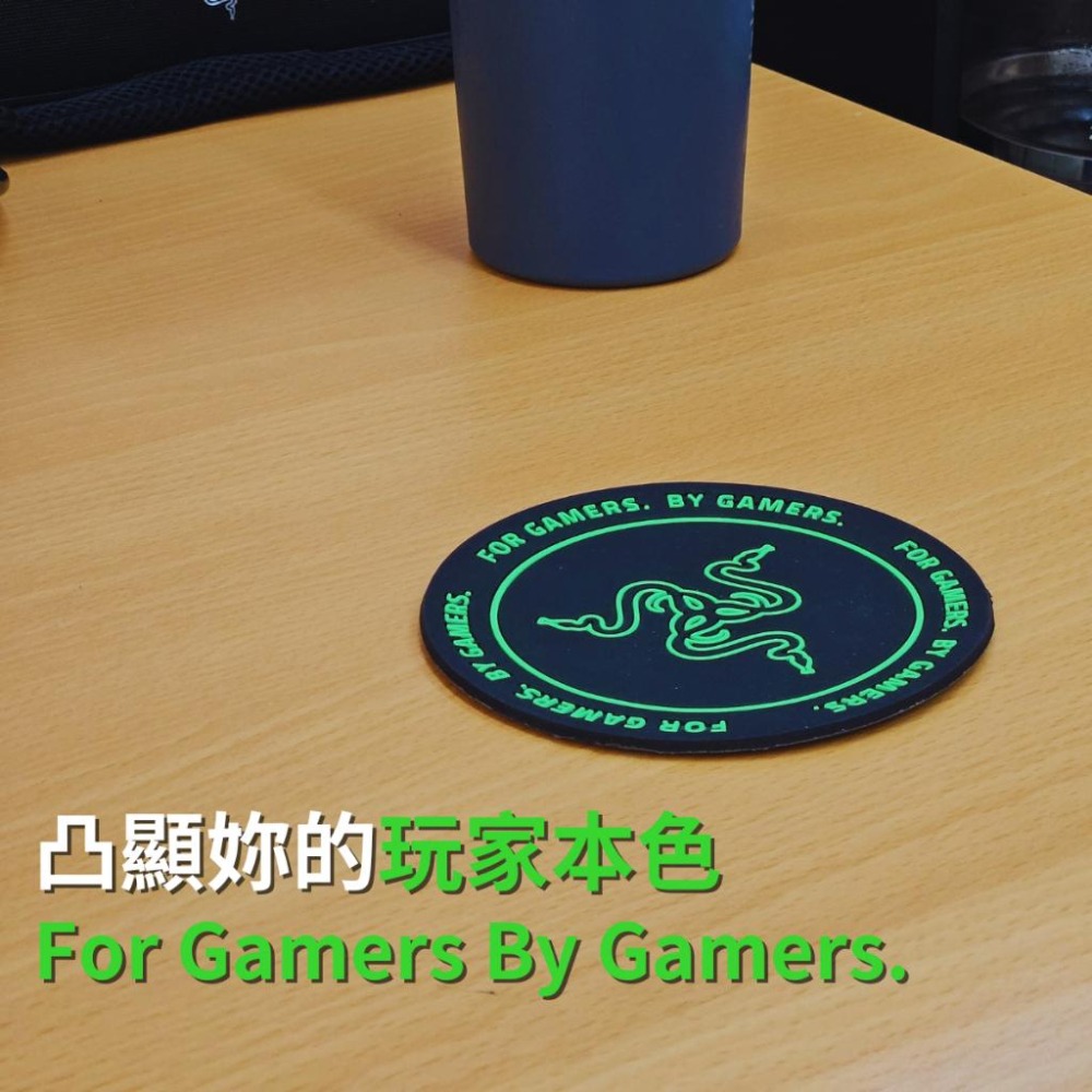 🐍RFH蛇粉天地🐍 雷蛇信仰杯墊 Razer FGBG coaster 杯墊 橡膠杯墊 pu杯墊 訂製杯墊-細節圖3