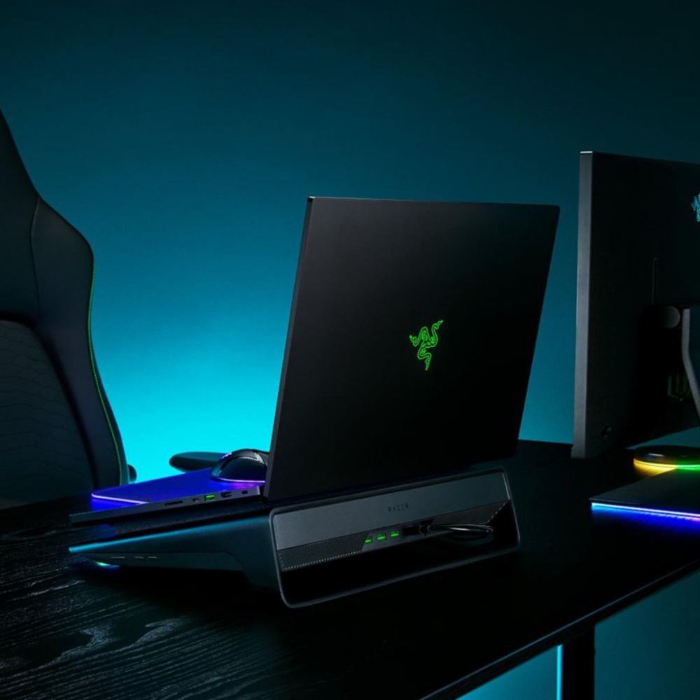 🐍蛇粉專屬天地🐍Razer Laptop Cooling Pad 雷蛇壓風筆電散熱架 筆電增高架 氣密式散熱架-細節圖7