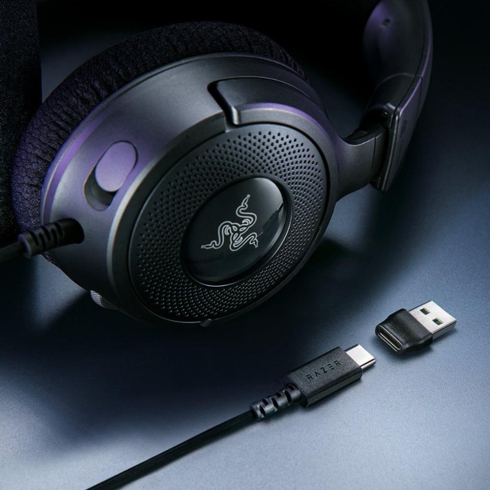 🐍蛇粉專屬天地🐍Razer Kraken V4 X 雷蛇北海巨妖 V4 X 耳罩耳機 電競耳機 頭戴式耳機-細節圖3